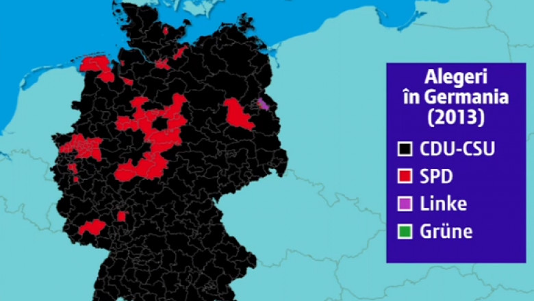 harta alegeri germania