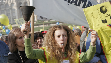 proteste profesori - 3572367-Mediafax Group-Valeriu Tanasoff