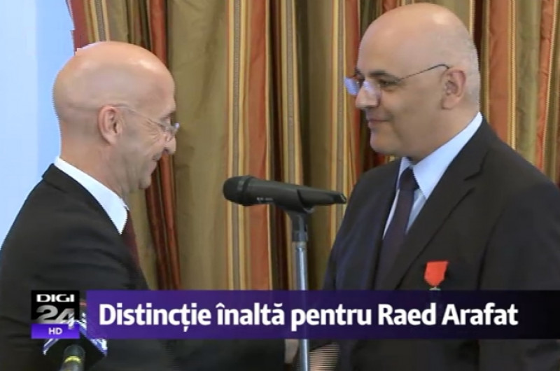 Raed Arafat Decorat La Ambasada Franţei Cu Inalta Distincţie De