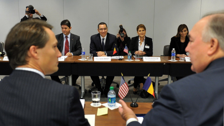 Victor Ponta intalnire cu vicepresedintii Exxon si Chevron - facebook victor ponta