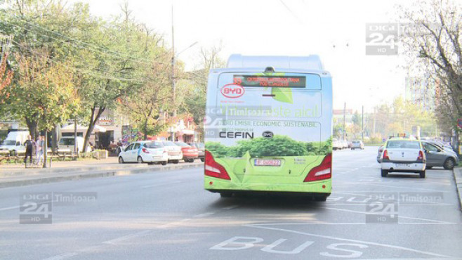 statie autobuz electric Timisoara 10