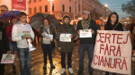 protest pe ploaie la Timisoara 08