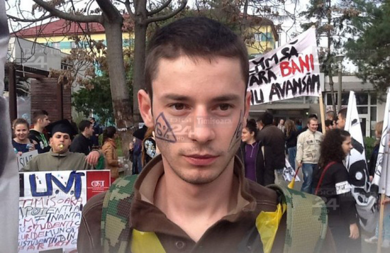 protestul studentilor la Timisoara 4