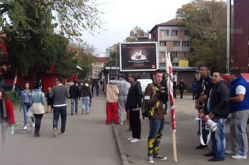 protestul studentilor la Timisoara 3
