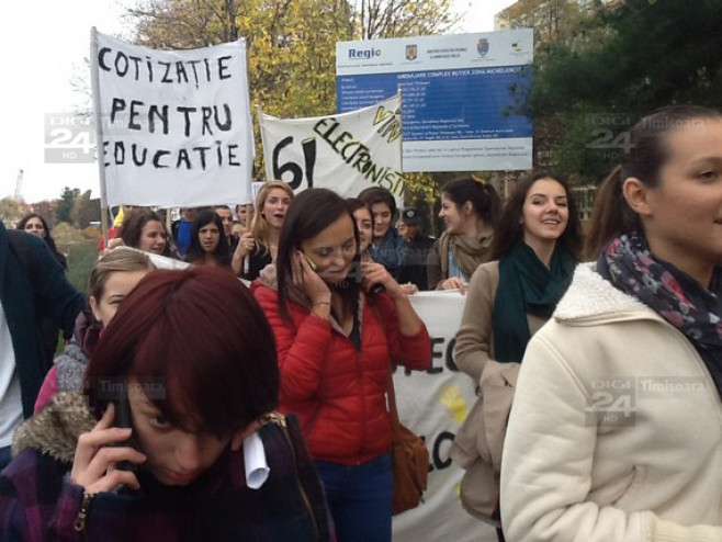 protestul studentilor la Timisoara 8