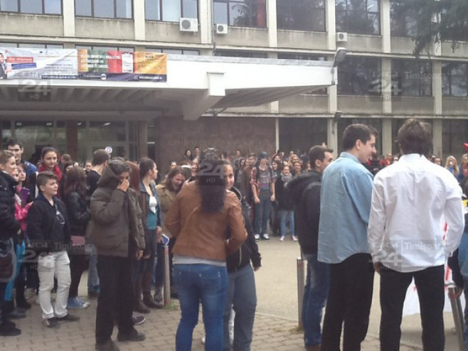 protestul studentilor la Timisoara 11