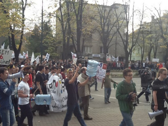 studenti la protest 08