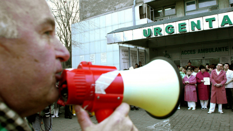 proteste medici - 1553791-Mediafax Foto-Ion Navala