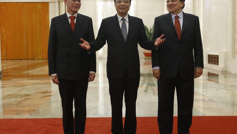 PM chinez cu barroso si rompuy - 6231901-AFP Mediafax Foto-KIM KYUNG-HOON