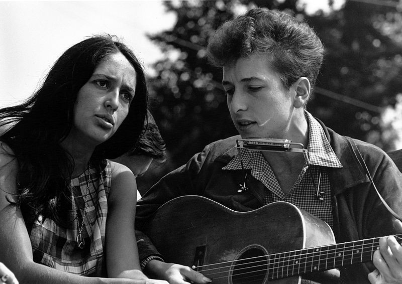 bob dylan cu joan baez