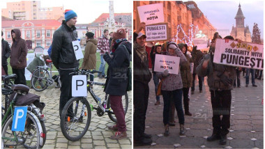 Proteste la Timisoara prima