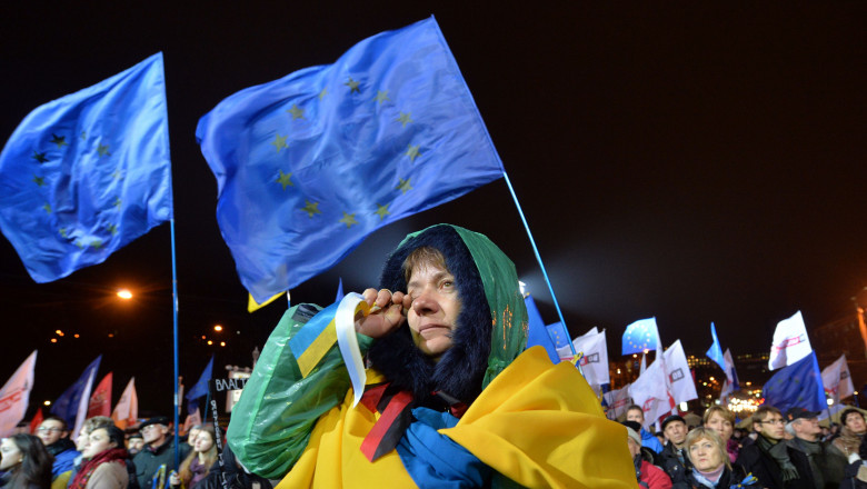 Proteste violente Kiev Ucraina 25 noiembrie 2013 4 -AFP Mediafax Foto-Sergei SUPINSKY 1