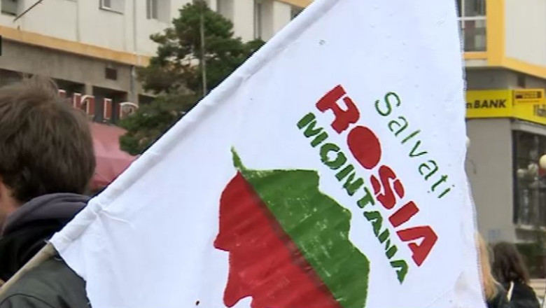 salvati rosia montana captura steag