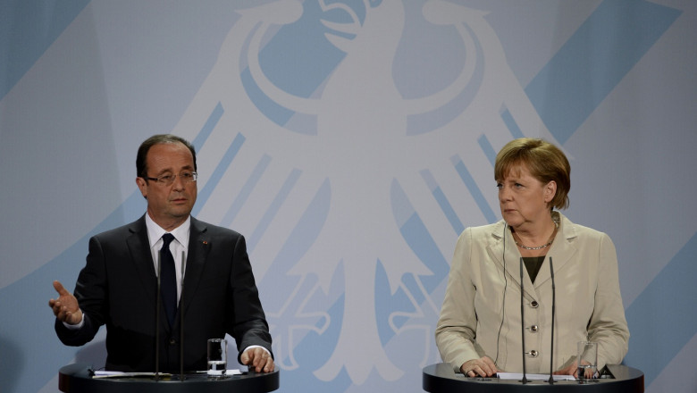 hollande merkel 15mai mic 5304373-AFP Mediafax Foto-ODD ANDERSEN