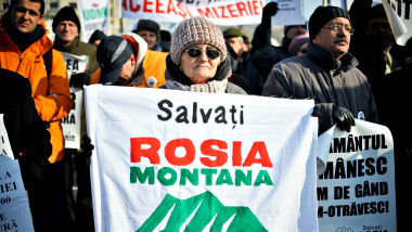 rosia montana miting -Mediafax Foto-Catalin Abagiu