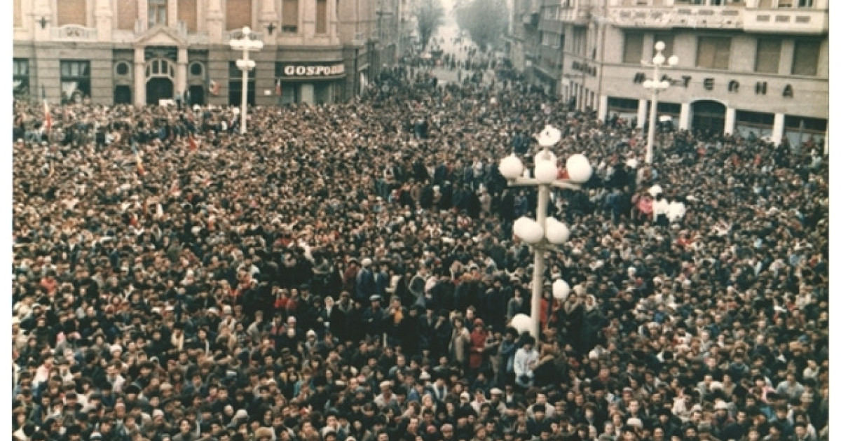 Sirenele au sunat în Timișoara pentru victimele din 1989