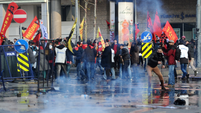 Proteste Istanbul Turcia 22 decembrie 2013-AFP Mediafax Foto-OZAN KOSE