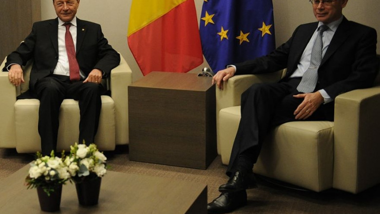 Traian Basescu si Herman van Rompuy