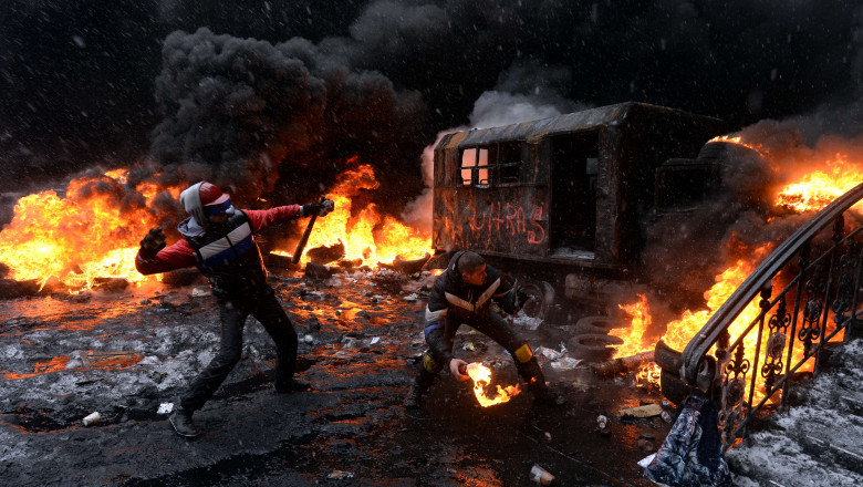 Violente Kiev Ucraina 22 ianuarie 2014-AFP Mediafax Foto-VASILY MAXIMOV
