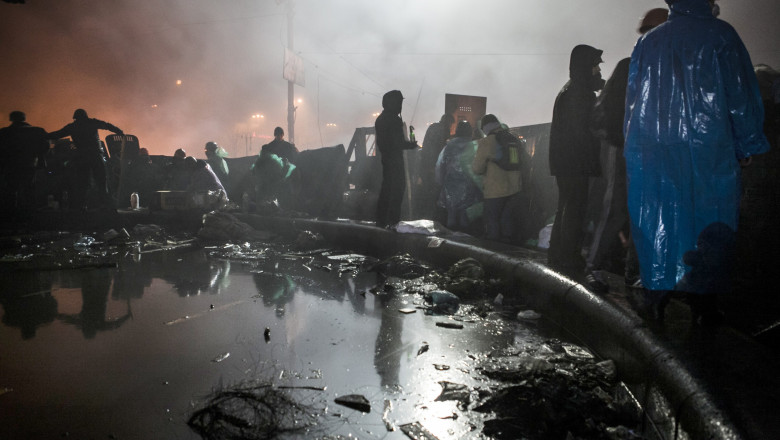 Violente Kiev Ucraina 20 februarie -AFP Mediafax Foto-SANDRO MADDALENA