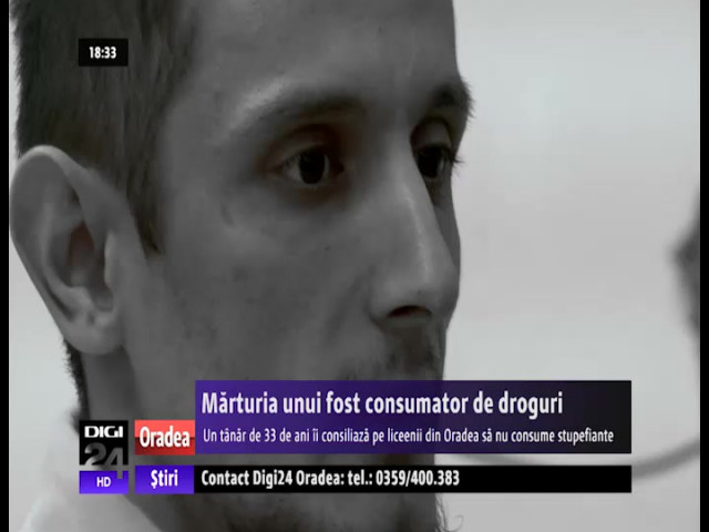 Un Fost Dependent De Droguri Ii Consiliază Pe Liceenii Din Oradea