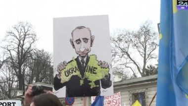 caricatura putin rupe ucraina pasaport