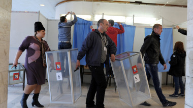 Referendum 15 martie Crimeea - AFP Mediafax Foto-VIKTOR DRACHEV