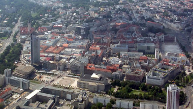 Leipzig City von Osten