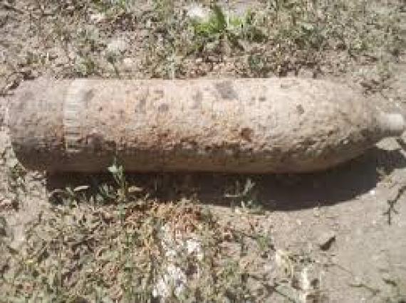 Proiectil exploziv găsit pe șantierul căii ferate București-Giurgiu. Pirotehniștii au intervenit de urgență