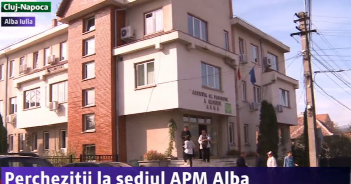 Perchezi ii la sediul APM Alba Digi24