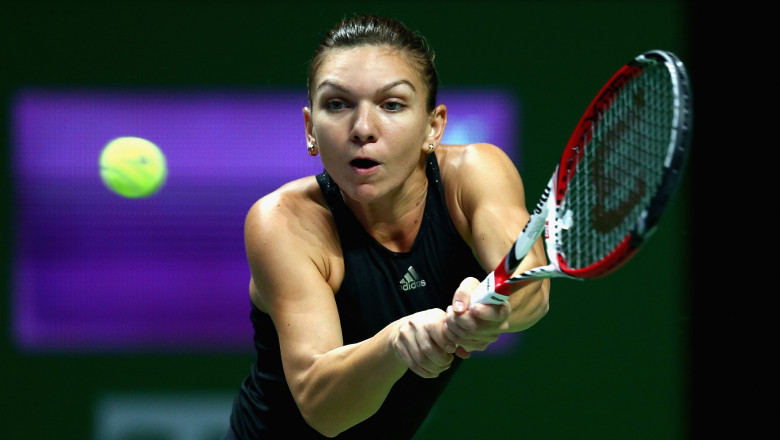 simona halep la singapore - getty