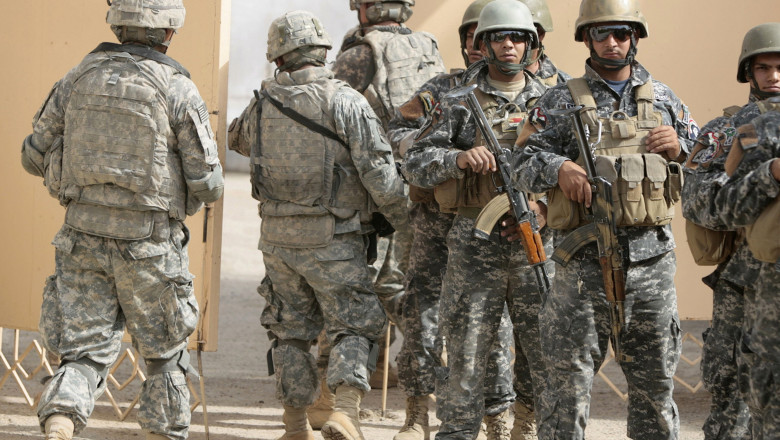 Militari americani in Irak-AFP Mediafax Foto-Ahmad AL-RUBAYE