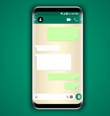 Whatsapp chat inside samsung galaxy phone