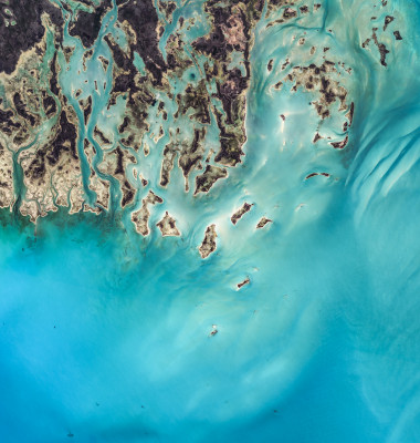 imagine satelit ocean plaja caraibe