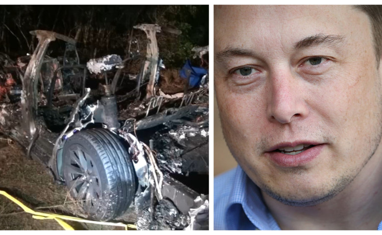 accident tesla