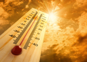 Thermometer,In,The,Sky,,The,Heat
