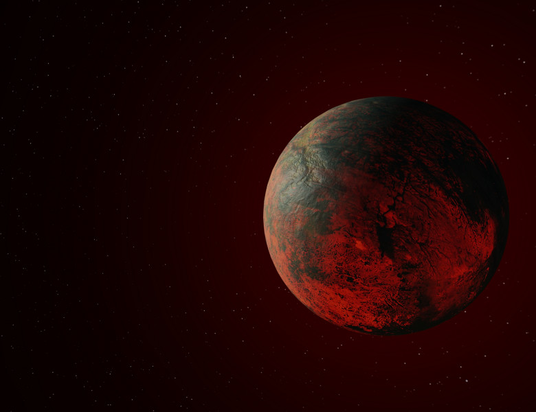 Super-earth,Planet,,Realistic,Exoplanet,,Planet,Suitable,For,Colonization,,Earth-like,Planet