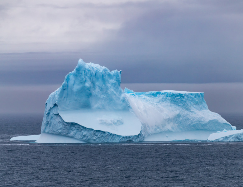 Icebergs,Floating,In,The,Antarctic,After,Calving,Off,The,Numerous