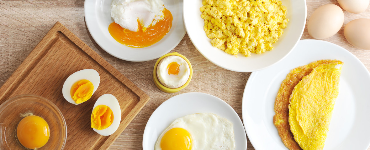 Various,Ways,Of,Cooking,Chicken,Eggs.,Omelette,,Poached,,Soft-boiled,,Hard-boiled,