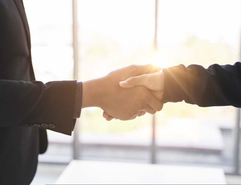 Close,Up,Businessman,Entrepreneur,Executive,Ceo,Shaking,Hands,In,Greeting