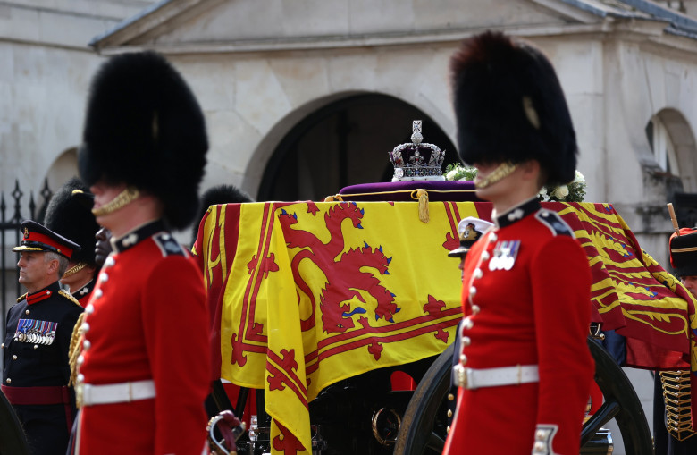 Queen Elizabeth II coffin, London, UK, on September 14, 2022., London, London, London, England - 14 Sep 2022