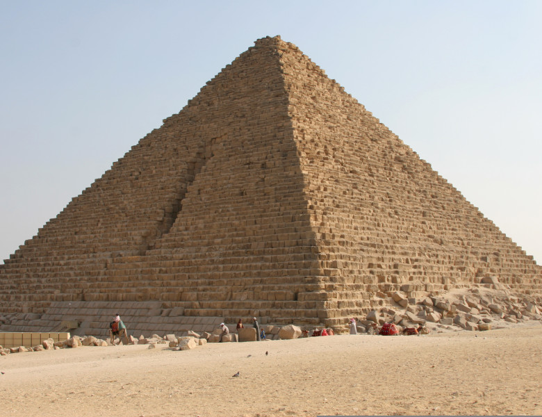The,Great,Pyramids,In,Giza,Pyramid,Complex,,Egypt.,One,Of