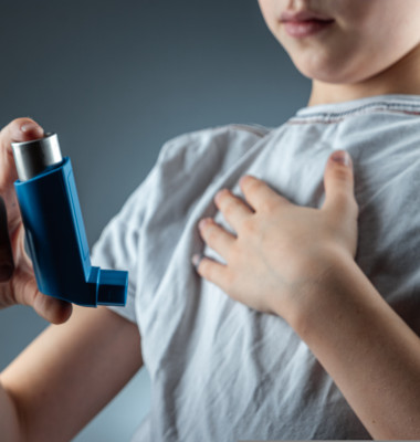 The,Boy,Holds,An,Asthma,Inhaler,In,His,Hands,To
