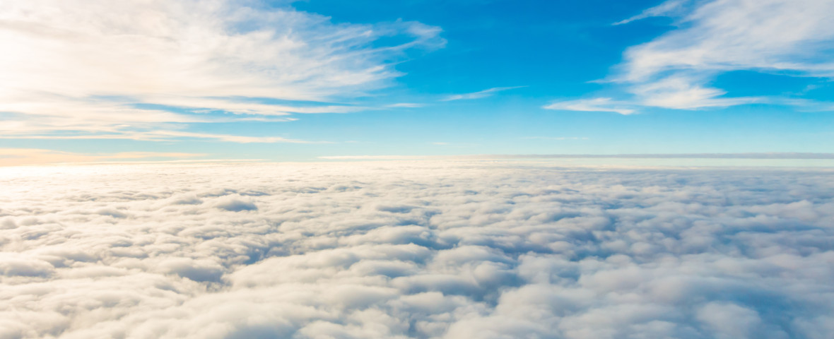 Sunrise,Above,Clouds,From,Airplane,Window