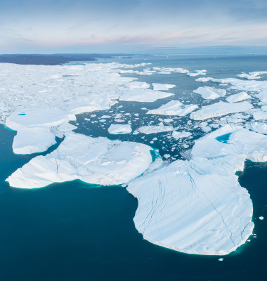 Glaciers,Drone,Aerial,Image,From,Above,-,Climate,Change,And