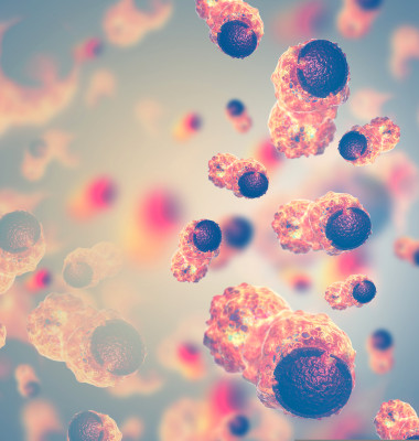 Cancer,Cells,On,Scientific,Background.3d,Illustration