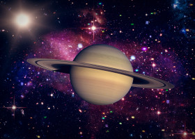 Saturn,,Solar,System.,The,Elements,Of,This,Image,Furnished,By