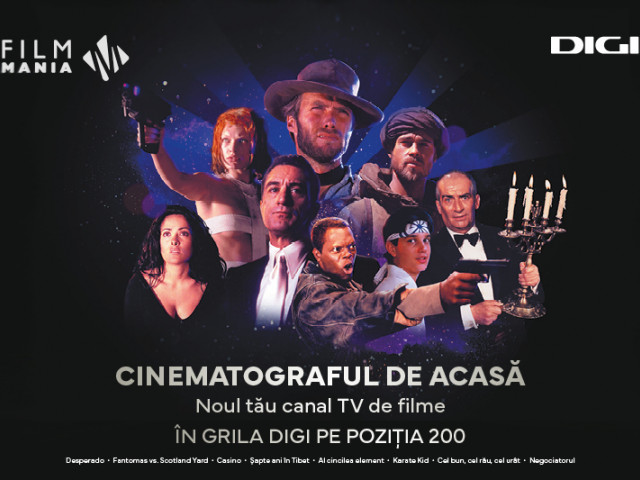 FilmMania este disponibil pe DIGI România