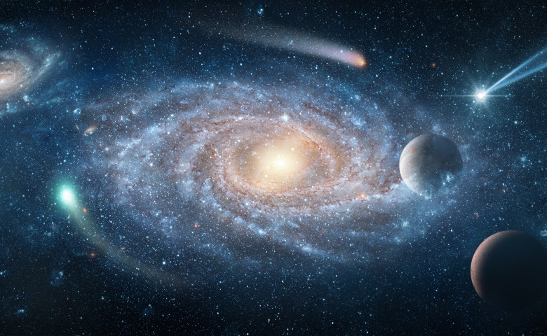 View,From,Space,To,The,Galaxies,,Stars,,Comet,,Asteroid,,Meteorite,