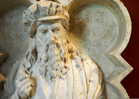 Florence,,Italy,-,April,10,,2023:,Exquisite,Low,Relief,Marble